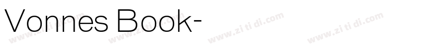 Vonnes Book字体转换